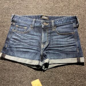Express Women's Dark Blue Jean Shorts